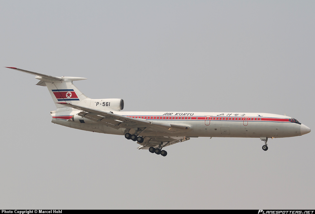 Tupolev 154B Air Koryo (www.planespotters.net)